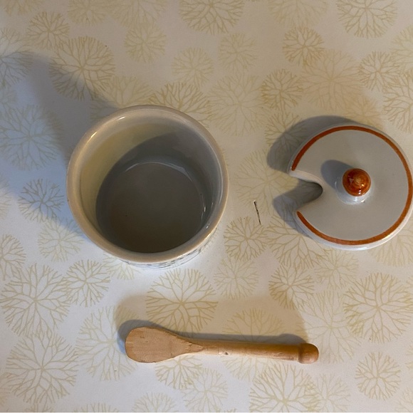 Vintage Maille lidded mustard jar with spoon made in France - Picture 7 of 7